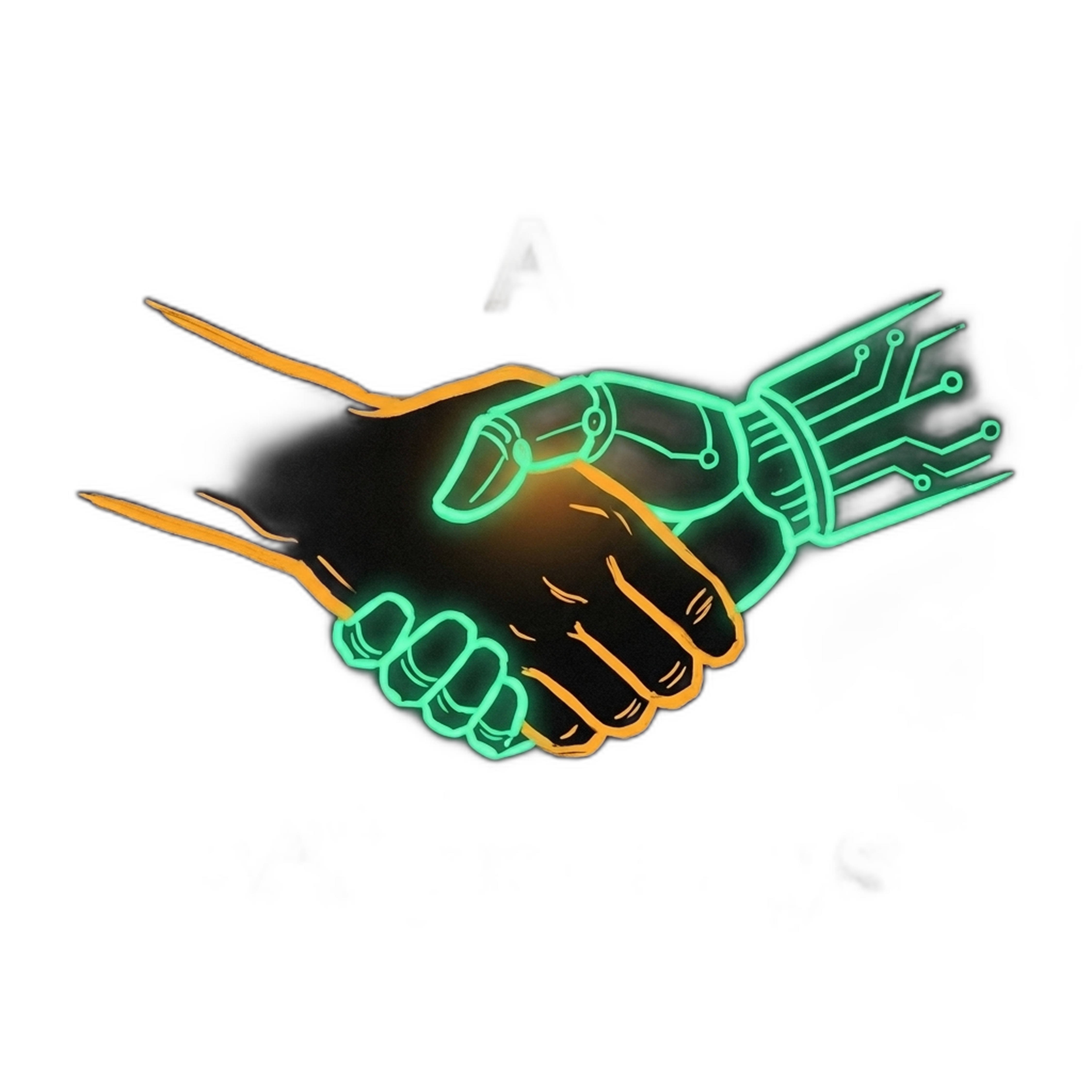 Human × AI Handshake transparent